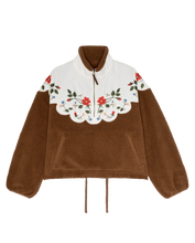 The Plush Wildflower Pullover- Chestnut