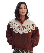 The Plush Wildflower Pullover- Chestnut