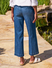 The Italian Wide Leg Chino- 1984 Washed Blue