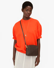 Midi Sac Rattan- Chocolate