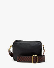Adjustable Crossbody Strap- Checkered Chocolate