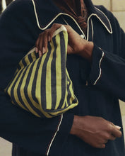 The Stripe Pouch- Citron Mini Prep Stripe