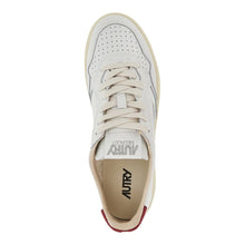 Medalist Low- Leather/ Suede Logo White/ Deep Claret