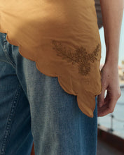 The Scalloped Bandana- Clay