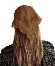 The Scalloped Bandana- Clay