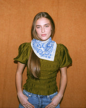 Cotton Blossom Bandana- Coastal