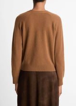 Pocket V-Neck Cardigan- Cognac