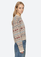 Preston Knit Crew Neck Sweater- Cream