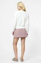 Ellie Knit Crew Neck Pullover- Porcelain Cream