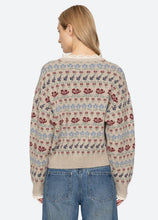 Preston Knit Crew Neck Sweater- Cream