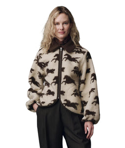 The Pasture Jacket- Cream W/ Hickory