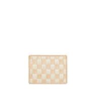 Nico Card Case- Caramel x Cream Check