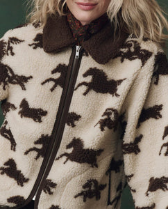 The Pasture Jacket- Cream W/ Hickory