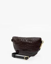 Petite Fanny Roma Croco- Mahogany