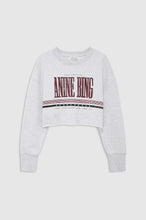 Sporty Cropped Sweatshirt- Heather Grey