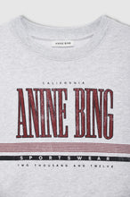 Sporty Cropped Sweatshirt- Heather Grey