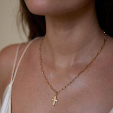 The Dainty Necklace- Cosmos Cross Charm