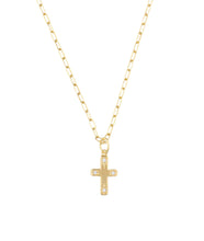 The Dainty Necklace- Cosmos Cross Charm