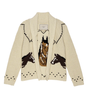 Horse Lodge Cardigan- Cream