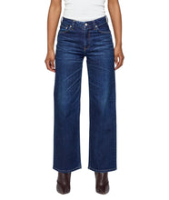 Idabel Straight Mid- Dark Blue