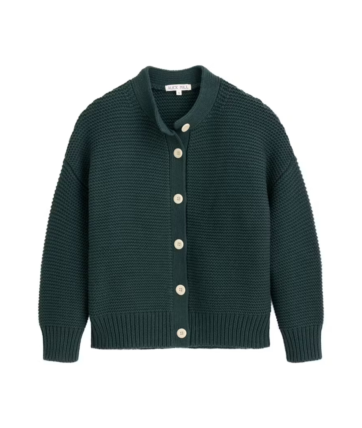Nico Chunky Button Cardigan- Dark Spruce