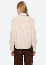 Declan Button Down Top- White