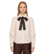 Declan Button Down Top- White