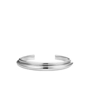 Leila Dome Cuff Bracelet- Silver