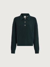Dottie Polo Knit Sweater- Ponderosa Pine