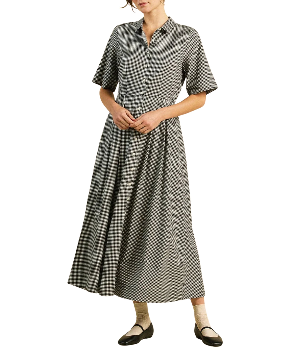 Aster Dress- Onyx Check