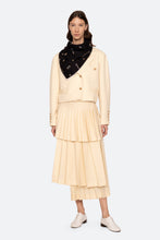 Angelina Suiting Cropped Blazer- Ivory