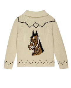 Horse Lodge Cardigan- Cream
