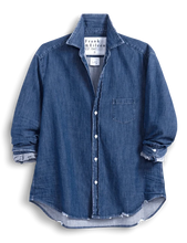 Eileen - Distressed Indigo Washed Denim