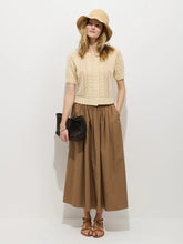 Elle Pointelle Cardigan- Cream