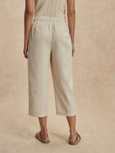 Ellison Crop Wide Leg Pant-Birch Marl