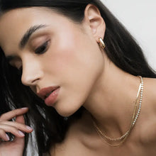 Elly Petite Hoops- Gold