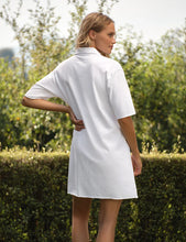 Mini Emma Short Sleeve Dress- White