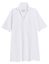 Mini Emma Short Sleeve Dress- White