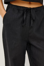 Emmie Linen Pant- Black