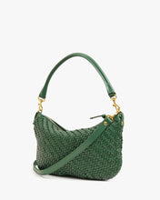 Petit Moyen Messenger- Woven Zig-Zag- Evergreen