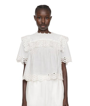 Leila Eyelet Short Sleeve Top-