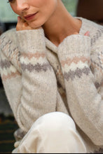 New England Crew Sweater- Ivory Heather