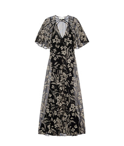 The Festal Dress- Brocade Floral