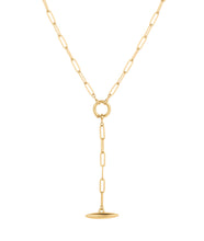 Finn Paperclip Toggle Lariat Necklace