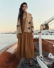 The Swimming Fish Lodge Cardigan- Natural