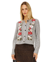 Millie Cardigan- Grey Floral