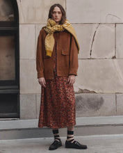 The Suede Folsom Jacket- Cognac