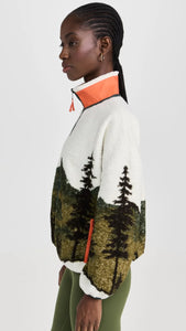 The Plush Terrain Full- Zip- Mountain View Landscape