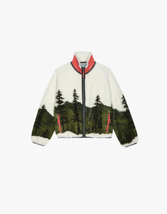 The Plush Terrain Full- Zip- Mountain View Landscape