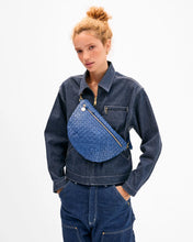 Grande Woven Fanny- French Blue